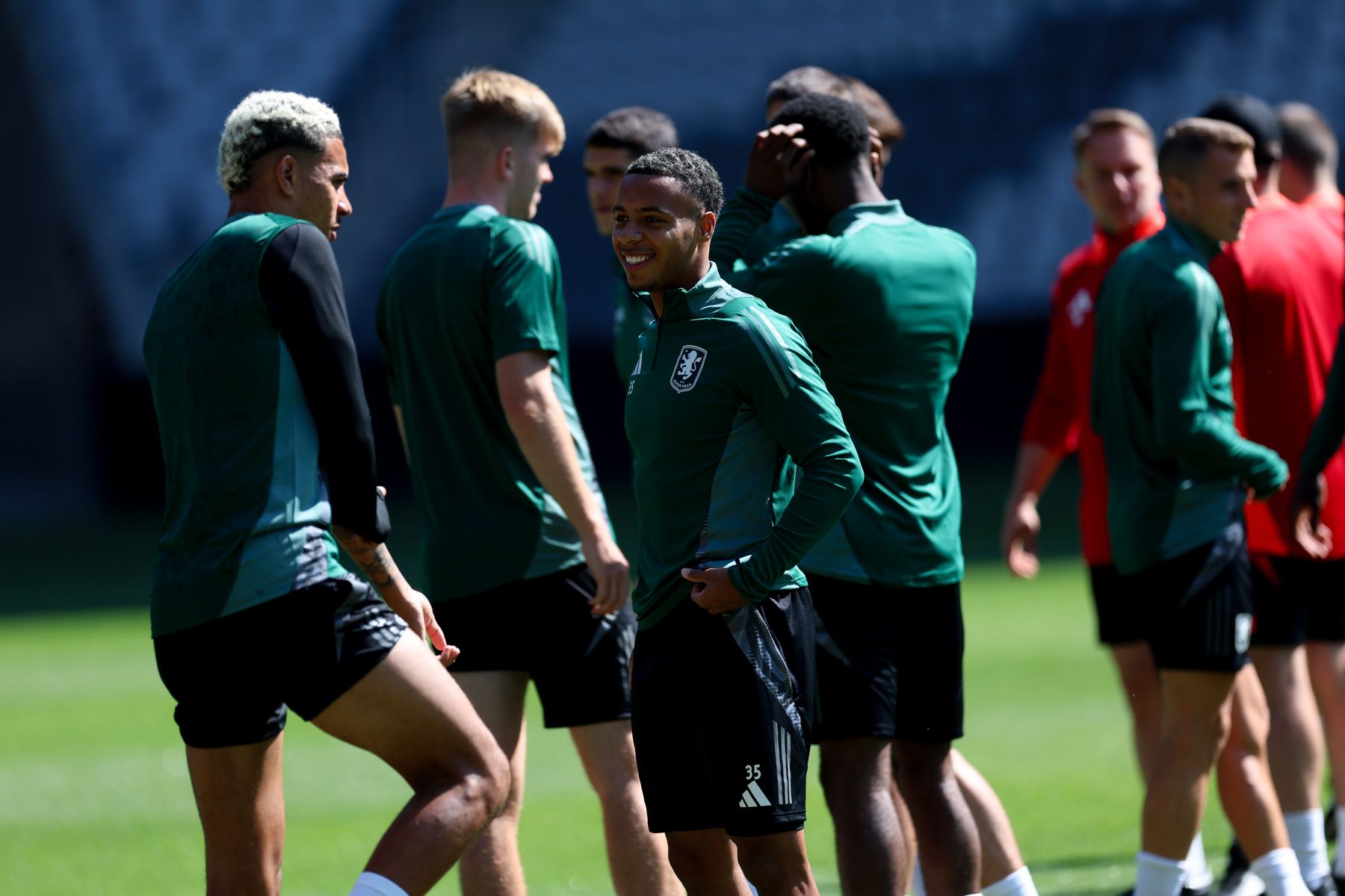 Aston Villa training ahead of Columbus Crew pre-season fixture