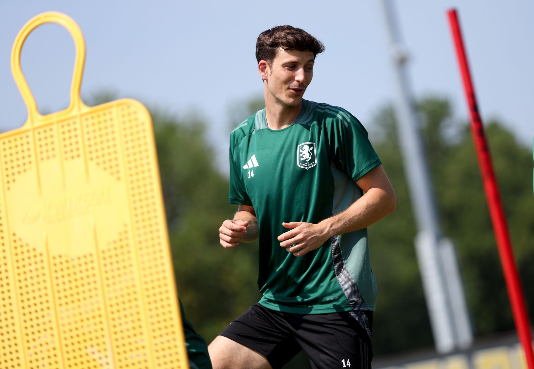 Aston Villa training in Washington, DC