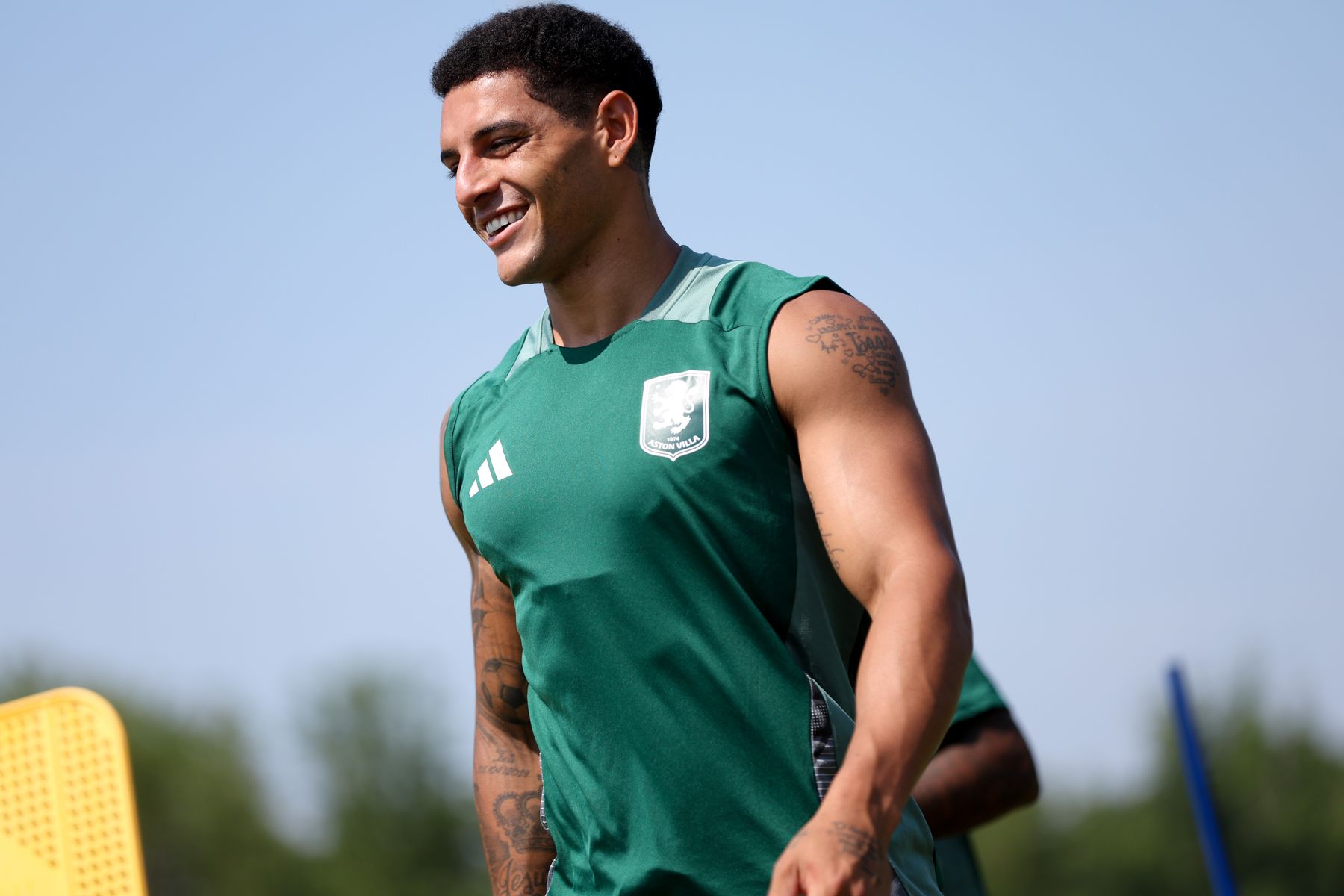 Aston Villa training in Washington, DC