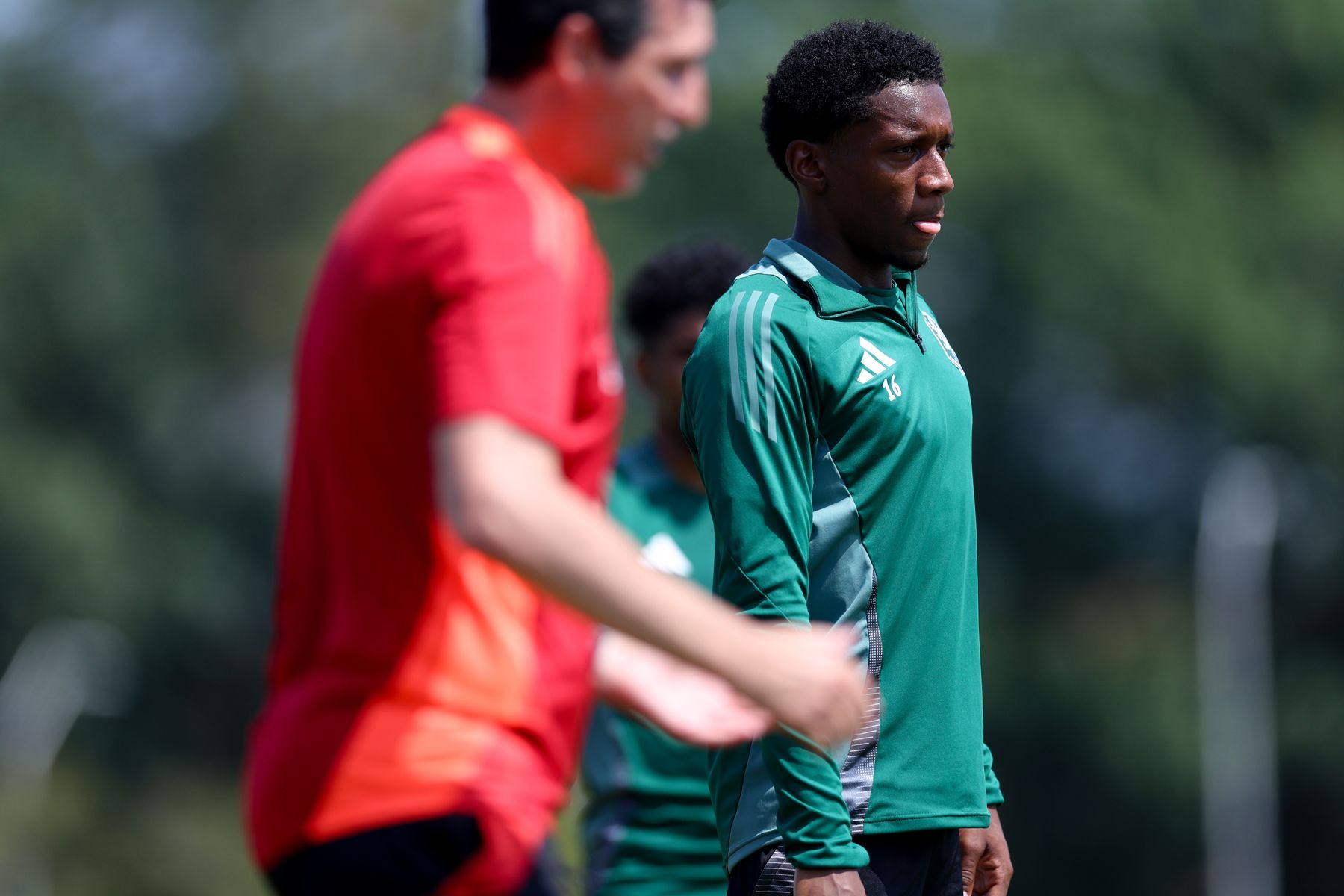 Aston Villa training in Washington, DC