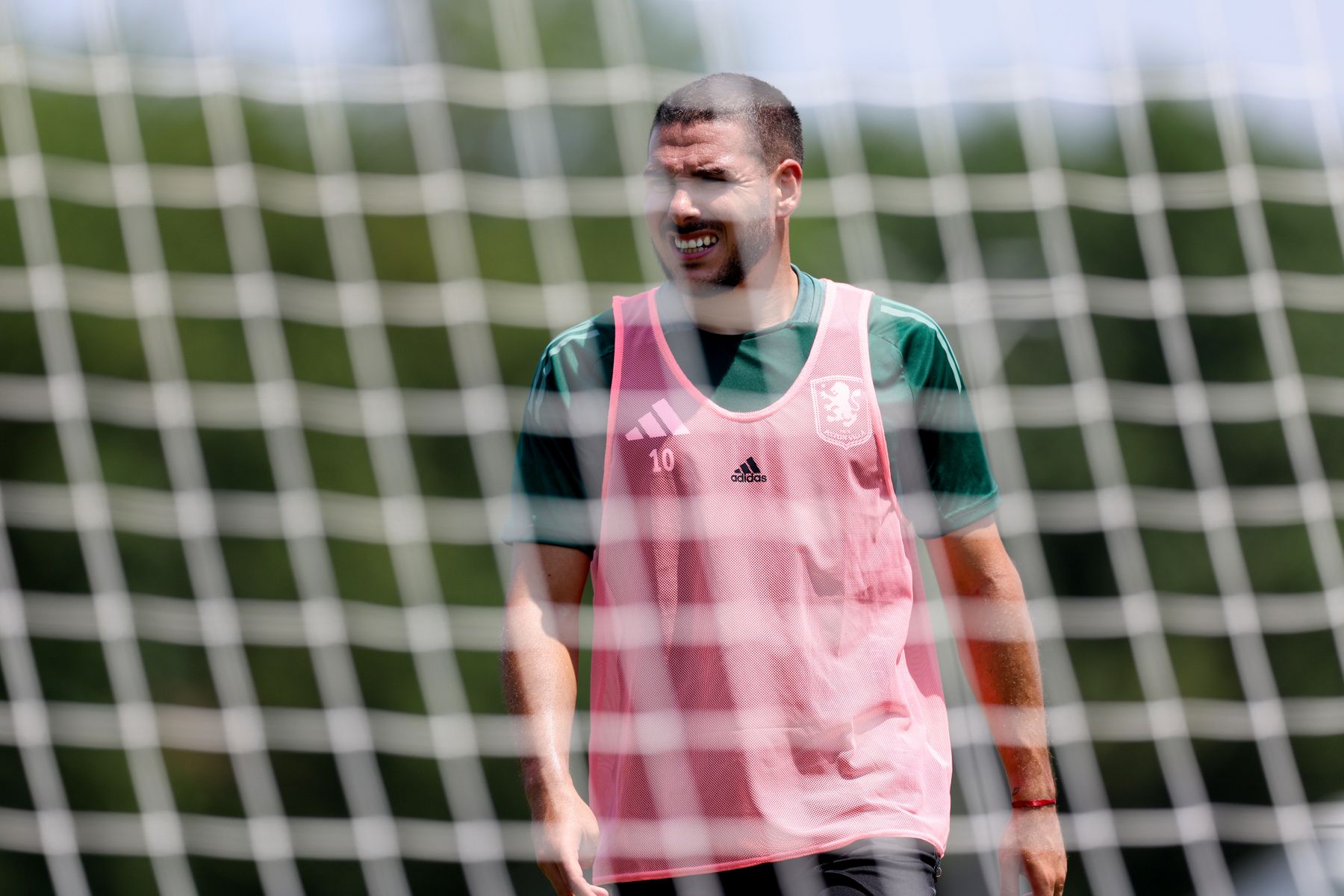 Aston Villa training in Washington, DC