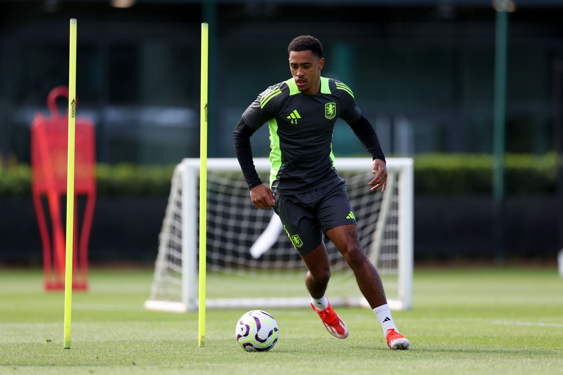 Aston Villa training pre-Arsenal